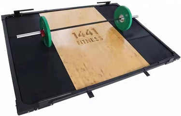 Olympic Weightlifting Platform with Rubber Tiles
